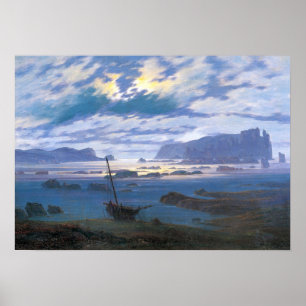 Affiche Friedrich - Mer Du Nord Au Lune
