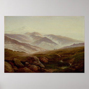 Affiche Friedrich - Souvenirs de montagnes géantes