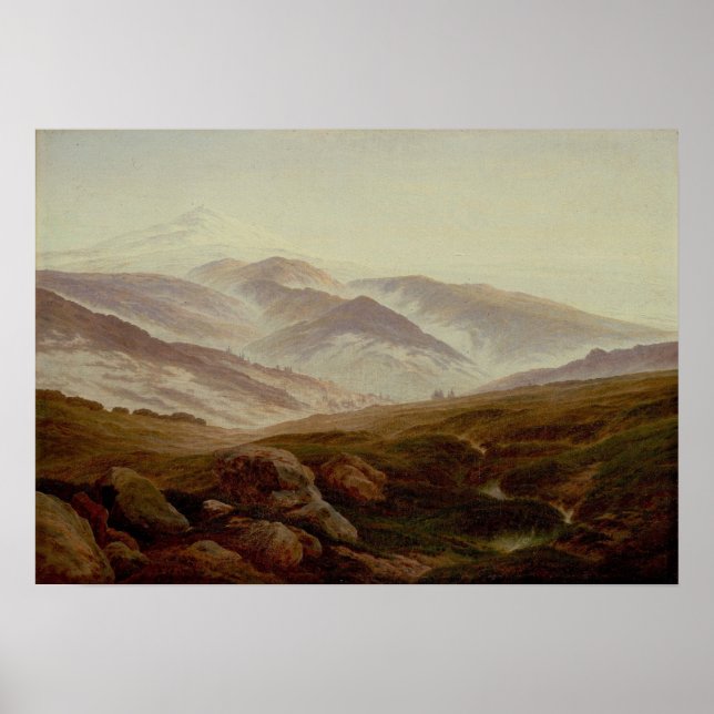 Affiche Friedrich - Souvenirs de montagnes géantes (Devant)