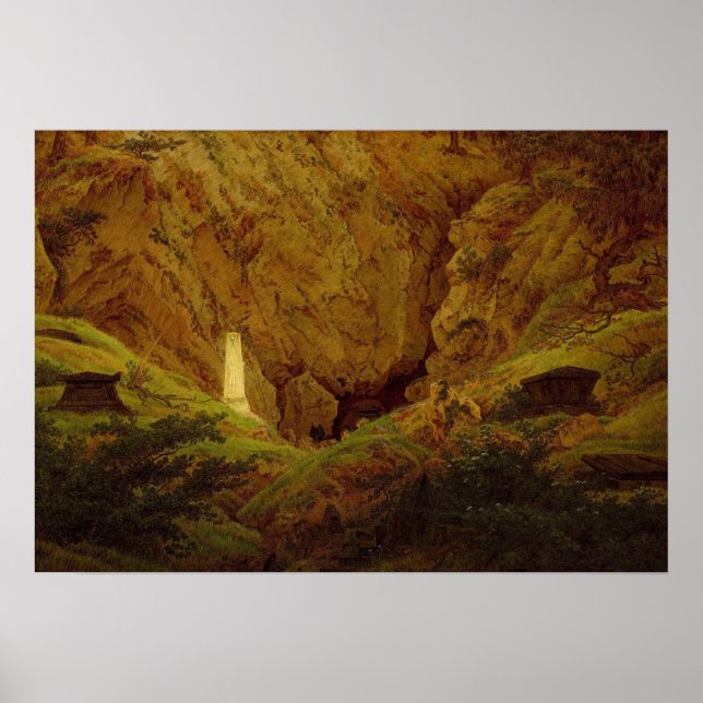 Affiche Friedrich - Tombe des héros antiques (Devant)