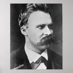 Affiche Friedrich Wilhelm Nietzsche (1844-1900) 1873 (b/w)