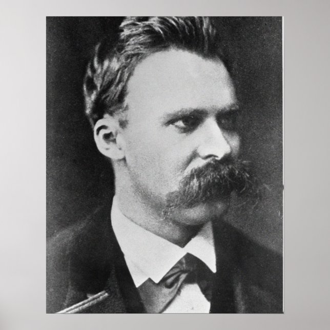 Affiche Friedrich Wilhelm Nietzsche (1844-1900) 1873 (b/w) (Devant)