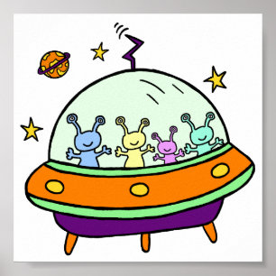 Affiche Friendly Aliens