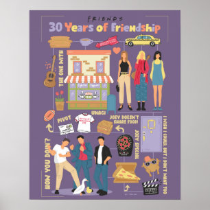 Affiche FRIENDS™ 30 Ans d'Amitié