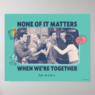 Affiche FRIENDS™   Câlin de groupe