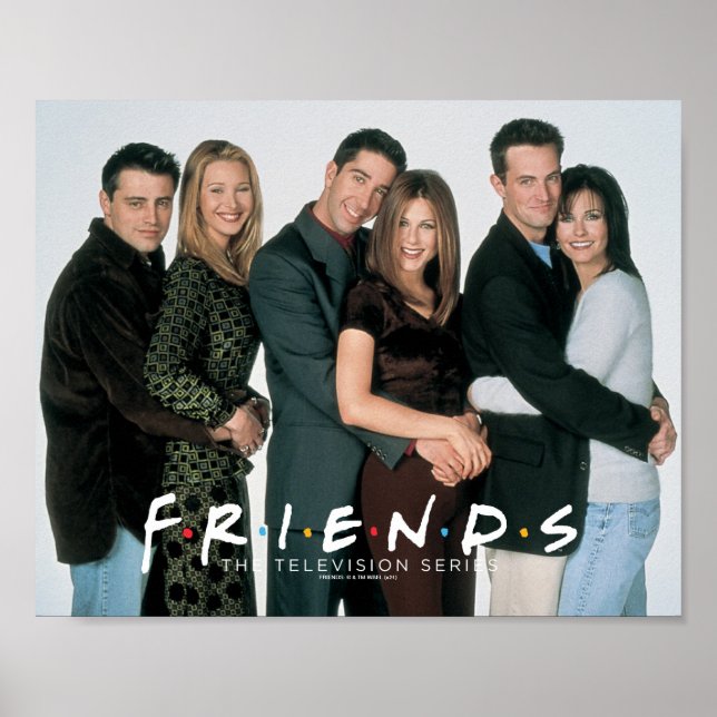 Affiche FRIENDS™| Couples s'enlacant (Devant)