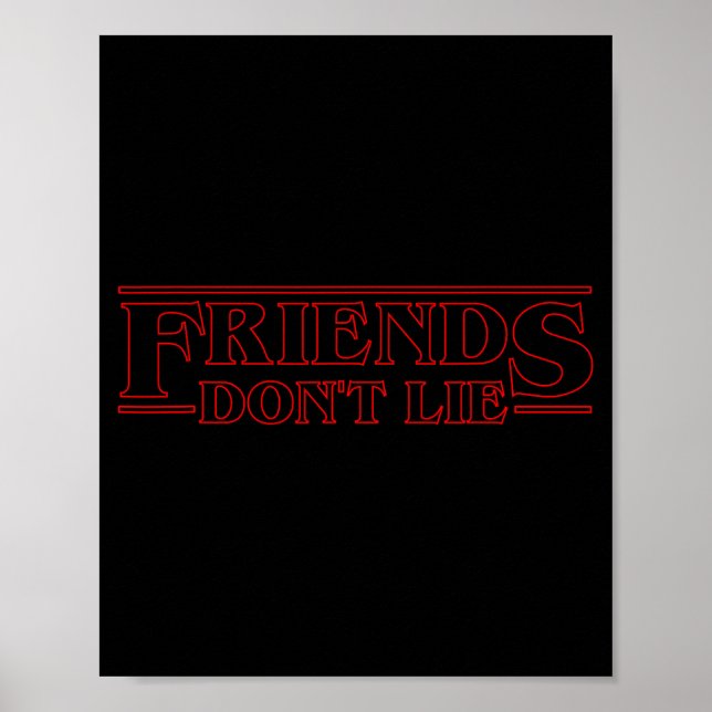 Affiche Friends Don't Lie  (Devant)