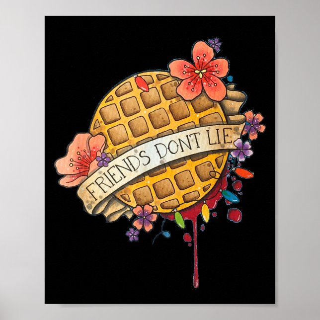 Affiche Friends Dont Lie Shirt  (Devant)