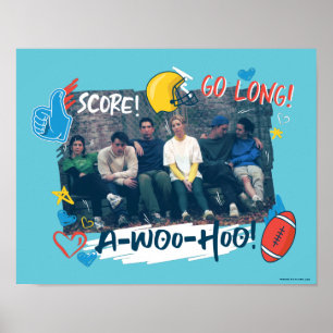 Affiche FRIENDS™ Jeu de football