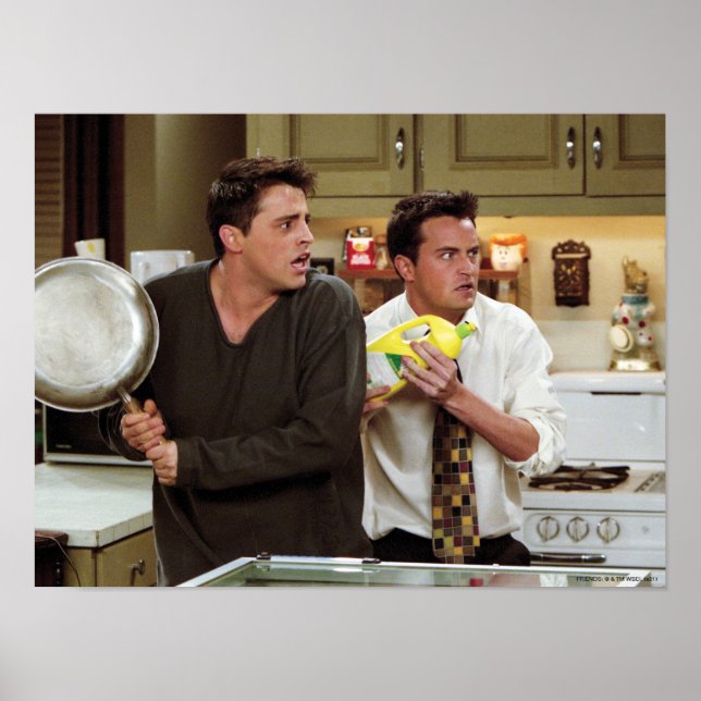 Affiche FRIENDS™| Joey et Chandler craignent (Devant)