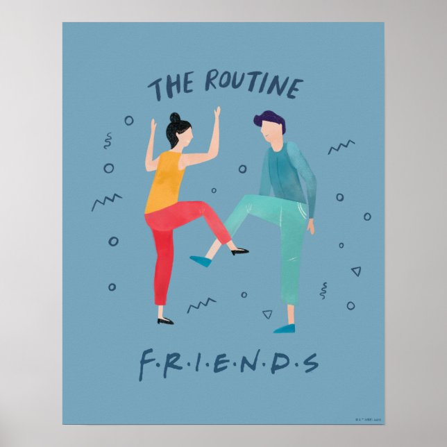 Affiche FRIENDS™ | La Routine (Devant)