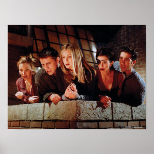 Affiche FRIENDS™   Le Gang sur le Balcon