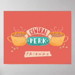 Affiche FRIENDS™ Mais d'abord du café - Central Perk