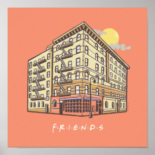 Affiche FRIENDS™   Monica's Apartment Building