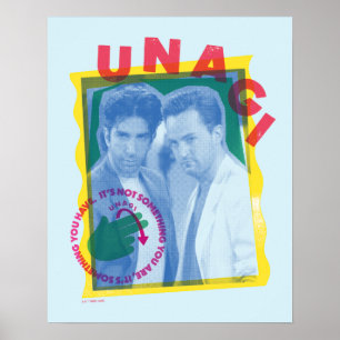 Affiche FRIENDS™ Ross & Chandler - Unagi