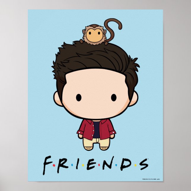 Affiche FRIENDS™ | Ross Chibi (Devant)