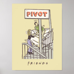 Affiche FRIENDS™ Ross et Rachel PIVOT