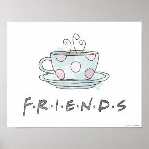 Affiche FRIENDS™   Tasse à café Aquarelle
