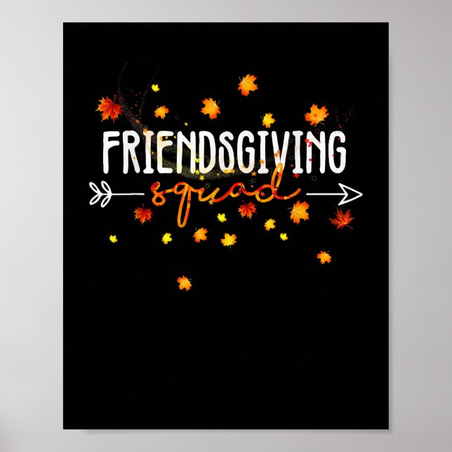 Affiche Friendsgiving Squad Thanksgiving Friend Friend (Devant)
