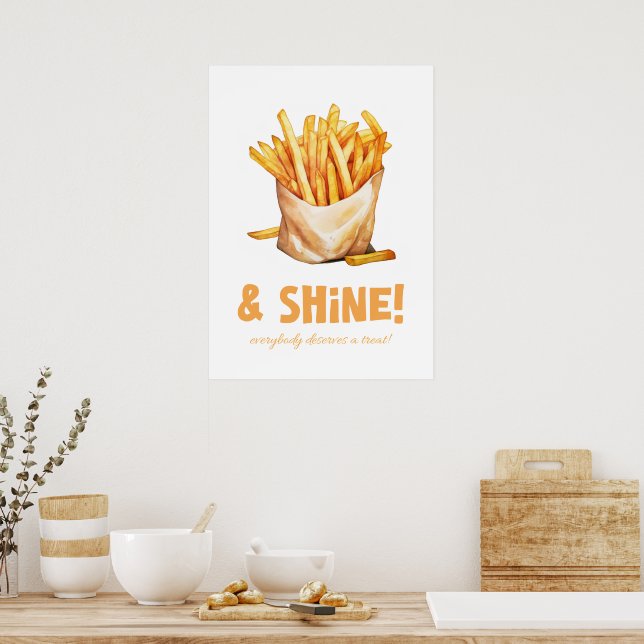Affiche Fries et brins (Cuisine)
