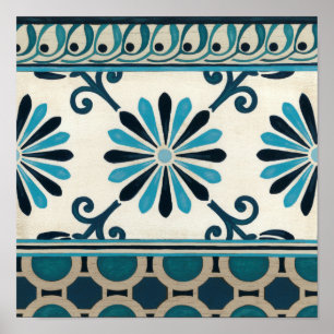 Affiche Frise Non-Embellie II d'indigo