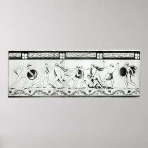 Affiche Frise sur le pilier de la Grotta del