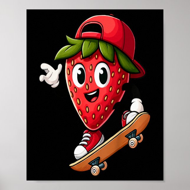 Affiche Frisson des enfants de l'aventure de skateboard  (Devant)
