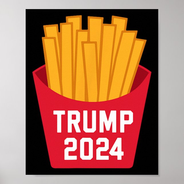 Affiche Frites Trump 2025 Trump 2025 Frites Trump 1  (Devant)