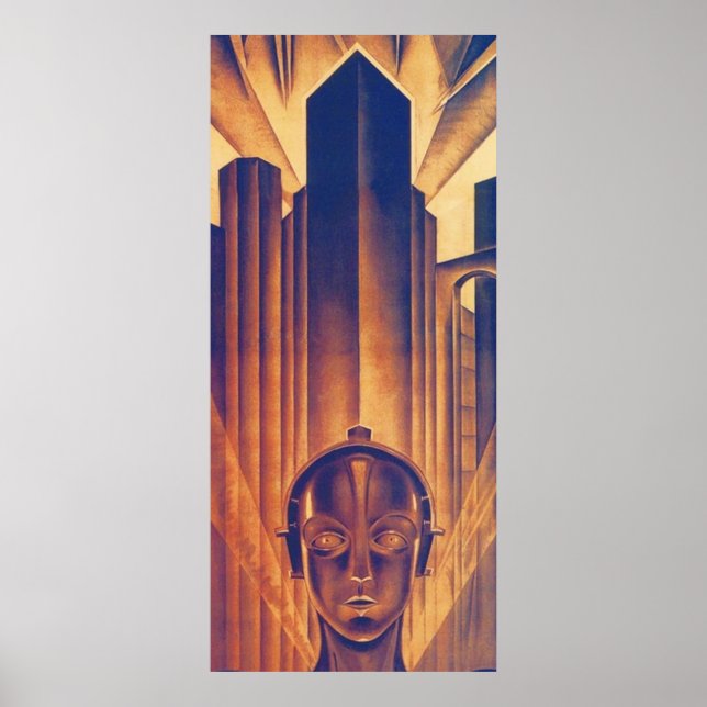 Affiche Fritz Lang METROPOLIS 1927 Science Fiction Film Vi (Devant)