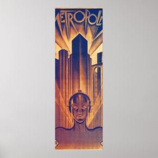 Affiche Fritz Lang METROPOLIS 1927 Science Fiction Film Vi