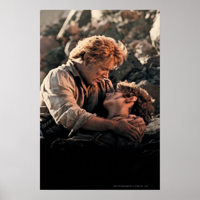 Affiche FRODO™ dans les bras de Samwise (Devant)