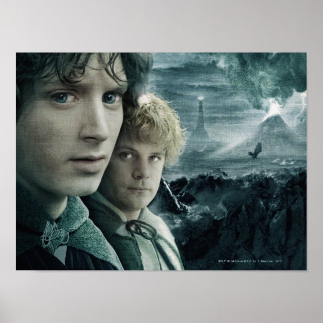 Affiche FRODO™ et Samwise Close Up (Devant)