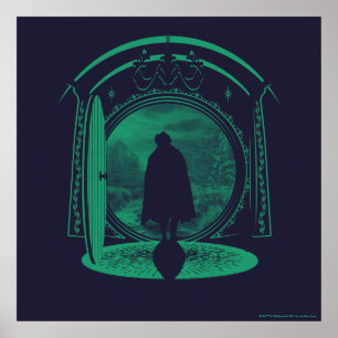 Affiche FRODO™ Quittant la silhouette de LA COMTÉ™