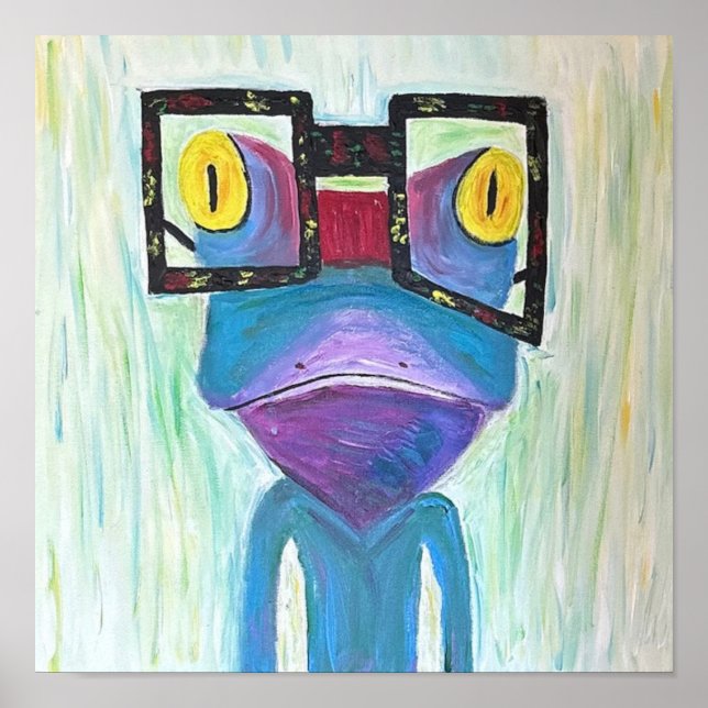 Affiche Frog Fine Art PopArt  (Devant)