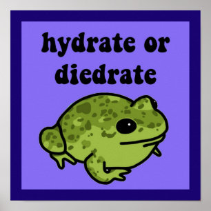 Affiche Frog Hydrate Ou Diedrate