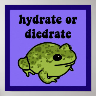 Affiche Frog Hydrate Ou Diedrate