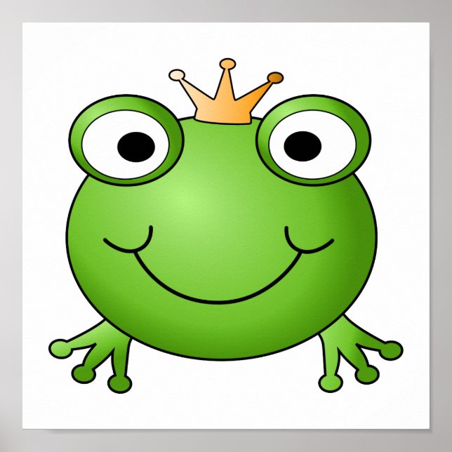 Affiche Frog Prince. Happy Frog. (Devant)