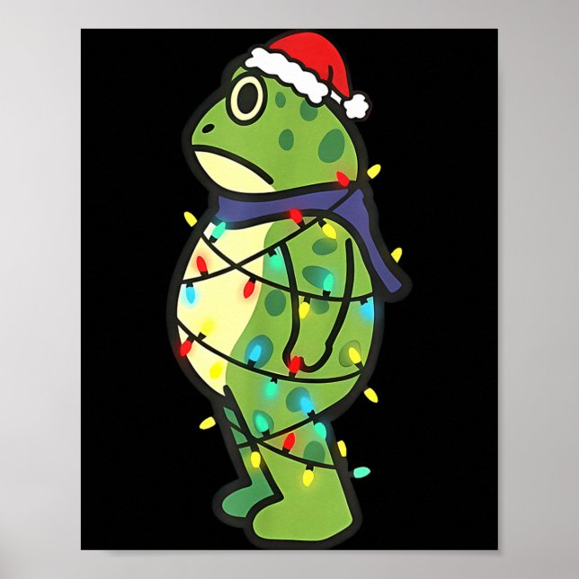 Affiche Frogs Against Fascism Rtland Frog Protest Christma (Devant)