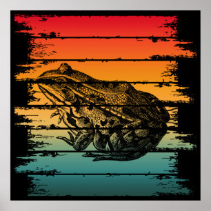 AFFICHE FROGUE VINTAGE