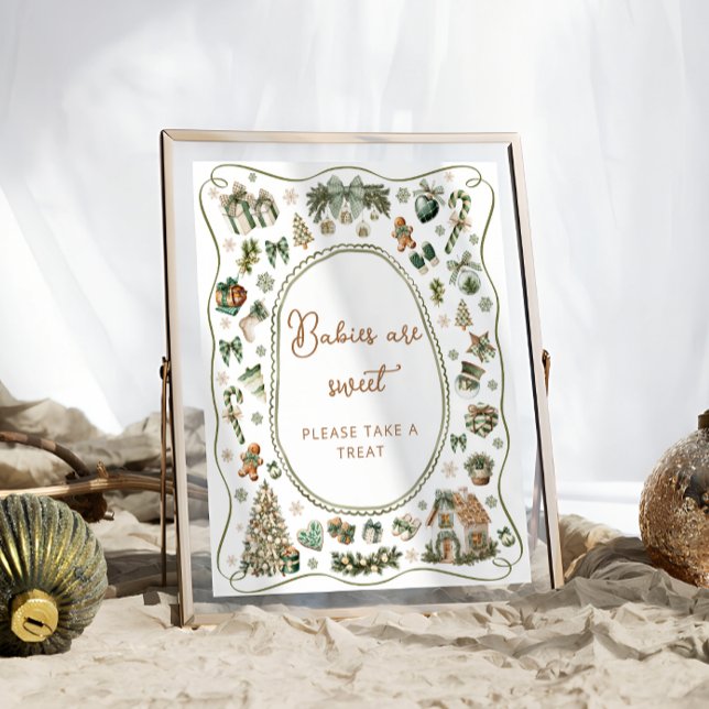 Affiche Froid en dehors de l'hiver Les bébés sont doux Pre (Créateur téléchargé)