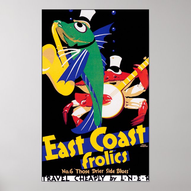Affiche Frolics de la côte Est, no 6 (Devant)