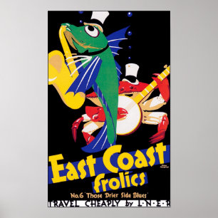 Affiche Frolics de la côte Est, no 6