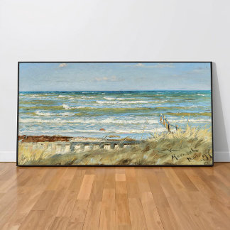 Affiche From Hornbæk beach, PS Kroyer