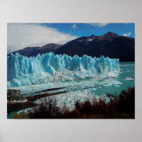 Front Du Glacier Perito Moreno Dans Les Andes