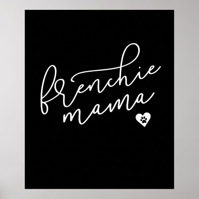 Affiche Front Mama | French Bulldog | Cadeau de chien (Devant)