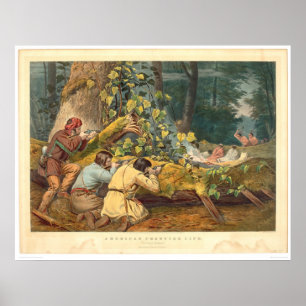 Affiche Frontière américaine (0021A)