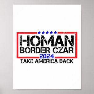 Affiche Frontière Tsar Tom Homan Trump 47ème Président élu