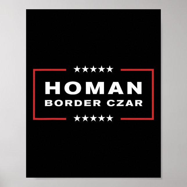 Affiche Frontière Tsar Tom Homan Trump Président élu Souti (Devant)