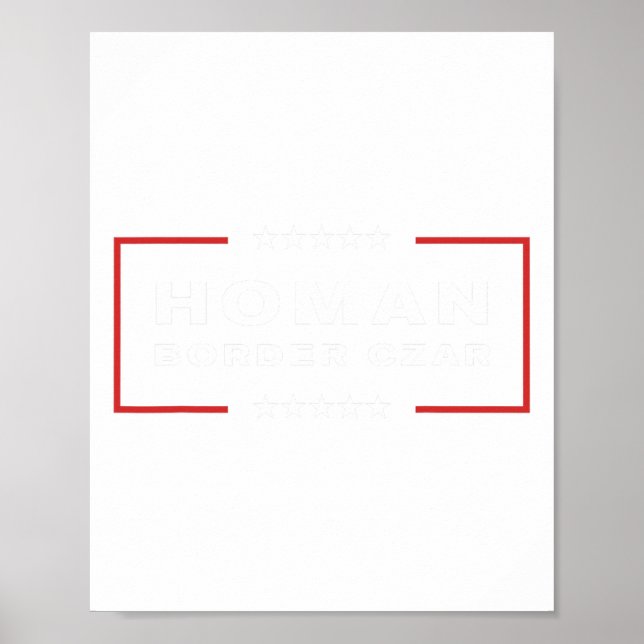 Affiche Frontière Tsar Tom Homan Trump Président élu Souti (Devant)