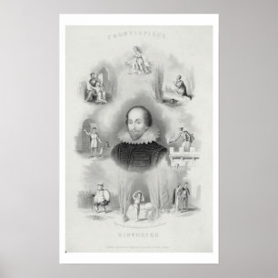 Affiche Frontispice pour les "histoires", 'du Comple